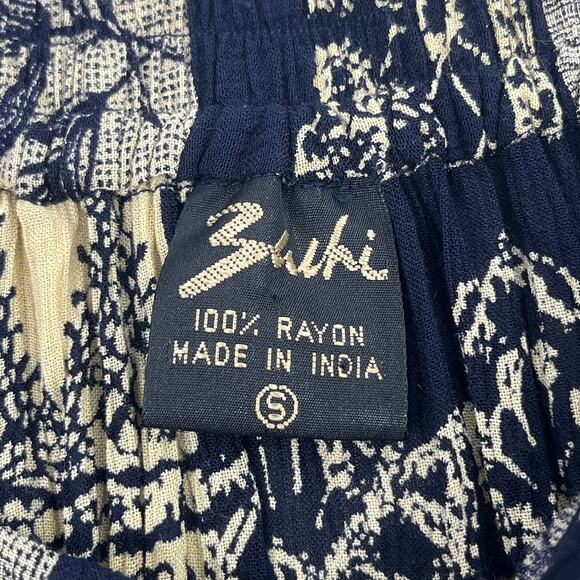 Zachi Button Down Flowy Floral Lightweight Tropical Maxi Skirt Small - Picture 5 of 8